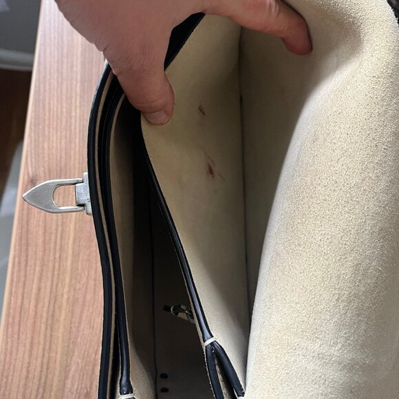 Valentino Garavani Rockstud grainy calfskin crossbody bag Light Ivory - Picture 11 of 14